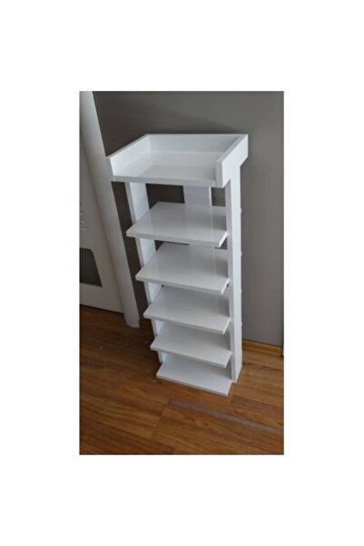 TNCN Mobilya Mina Ayakkabılık (Beyaz-beyaz) Beyaz