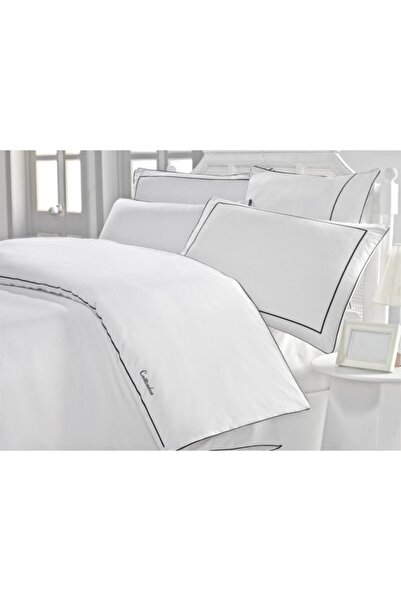 Cotton Box Κλασικό Βαμβάκι Σατέν Σετ παπλωματοθήκης Διπλό Μαχούρ