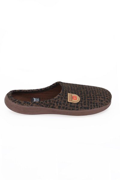 BTM Moda Gezer Men's House Slippers Brown