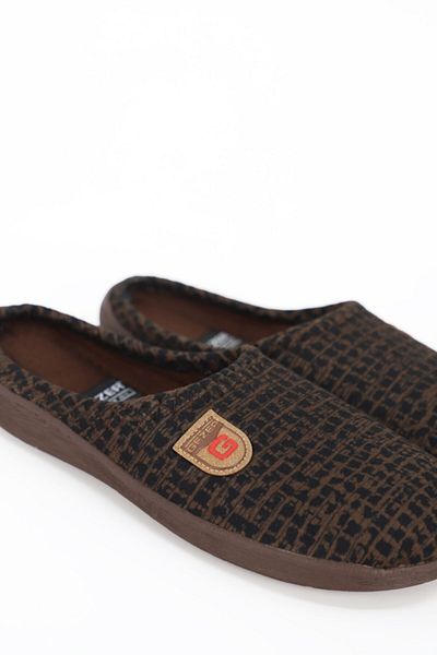 BTM Moda Gezer Men's House Slippers Brown