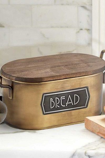 The Mia The Bread Storage Container Gold Glv0502
