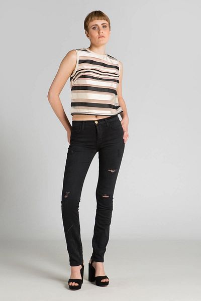 Current Elliott Current Elliot Black Jean Trousers