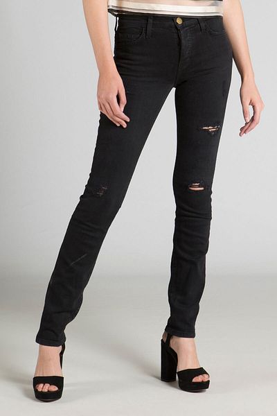 Current Elliott Current Elliot Black Jean Trousers