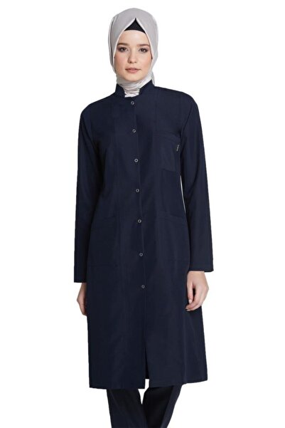 VEHBİ Tesettür Uzun Boy Doktor Önlüğü Öğretmen Önlüğü Hemşire Önlük Kadın Uzun Önlük