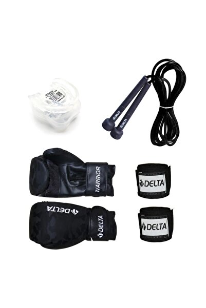 Delta Front Boks Seti (Boks Eldiveni - El Bandajı - Atlama Ipi - Dişlik)