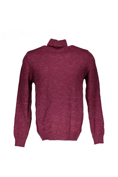 Collezione Men's Burgundy Turtleneck Sweater Uce190999a15