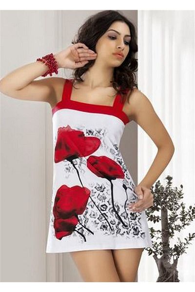 Derya Kurşun 903 Combed Nightgown