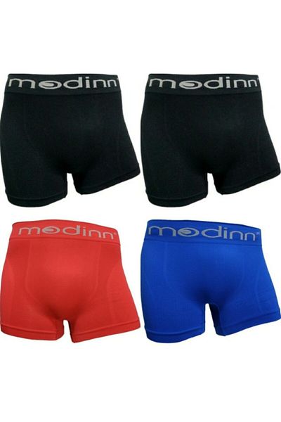 MODİNN Ανδρικά μπόξερ 4 τμχ Microfiber Lycra Ανδρικά μπόξερ Ευέλικτα ανδρικά μπόξερ χωρίς ραφή ανδρικά μπόξερ