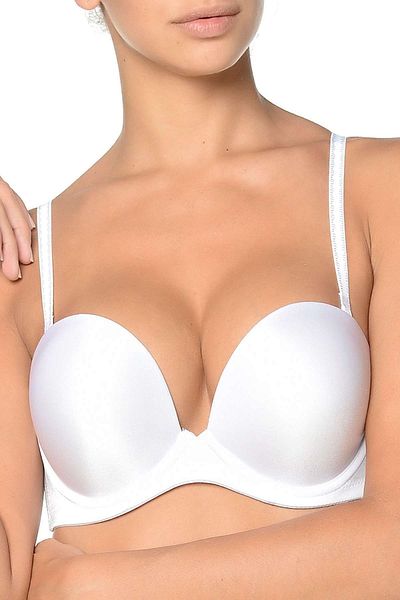 Orkide Sutien magic alb fără bretele pentru femei Cindy