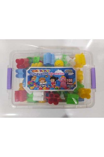 Özmiş Oyuncak Can Toy 108 Pieces Large Size Lego