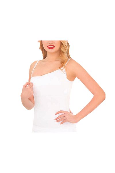 imer Γυναικείο εσώρουχο 1298 με λευκό σχοινί Modal Nursing Corset