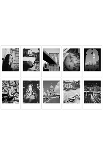 Fujifilm Instax Mini Monochrome Siyah-beyaz 10'lu Özel Film