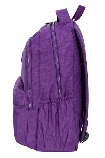 Bevitton Xx-93 2200 Purple Women Lined Hand Backpack Travel School Bag Lightweight Parachute Crinkle Fabric Purple Bvt22-00