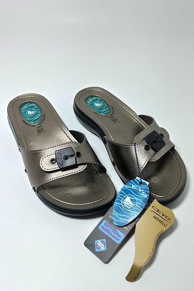 Ceyo 6500-1 Minelli Platinum Anatomical Women's Slippers