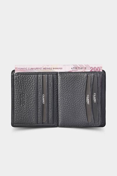 GUARD Leather Men's Wallet with Coin Purse