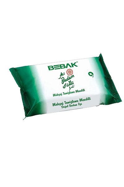 Bebak Bitter Almond Makeup Remover Wipes 20 Pieces 8690841010065