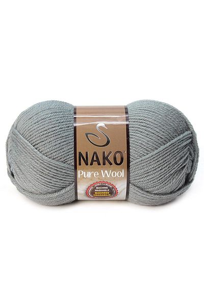 NAKO Pure Wool 11207 Ασημί Γκρι