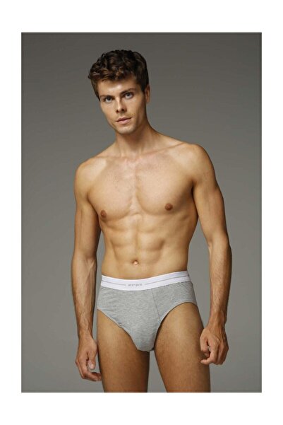 Eros Чоловічі компактні труси 6 шт. Чорно-сіро-сині 95% бавовна, 5% еластан