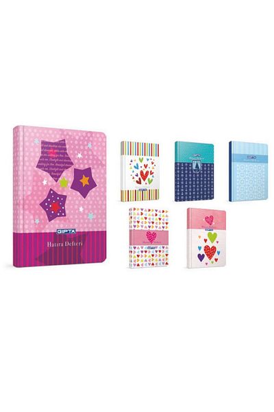 Gıpta 14x20 120 ورقة كتاب تذكاري Kpk صلب مخطط (2545)