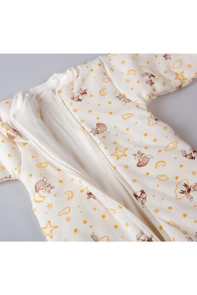 Melfa Kız Bebek Çocuk Uyku Tulumu Kalın Elyaf Dolgulu Sevimli Tilki Desenli 1-3 Yaş 2.5-2.7 Tog Değeri