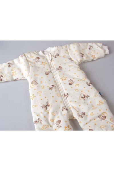 Melfa Kız Bebek Çocuk Uyku Tulumu Kalın Elyaf Dolgulu Sevimli Tilki Desenli 1-3 Yaş 2.5-2.7 Tog Değeri