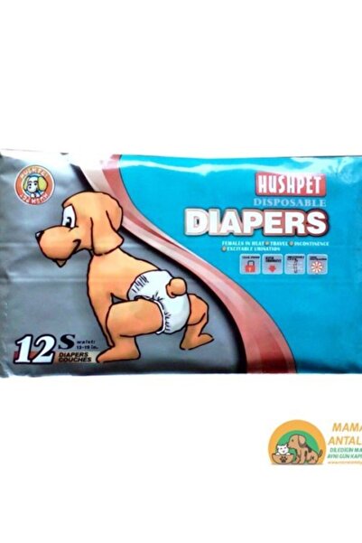 Genel Markalar Hush Pet Diapers Small 12li Köpek Bezi