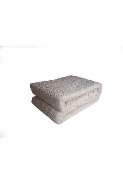 Sarar Beige Double Blanket