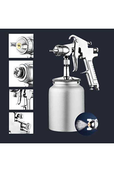 STAXX POWER Stx-7518 Profesyonel Alüminyum Alttan Depo 1.8mm 750lt Boya Tabancası