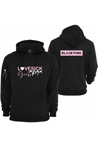 venüsdijital Unisex Copii Negru Blackpink Negru Roz Lovesick Girls Negru Roz ...