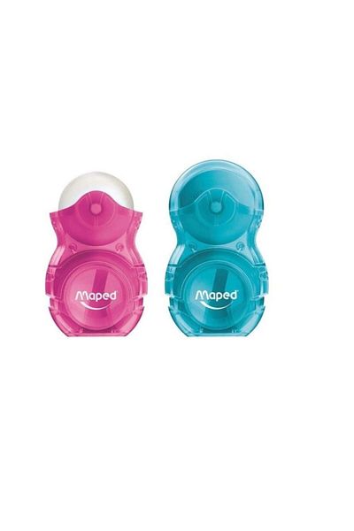 Maped Loopy Display Pencil Sharpener with Eraser049111 2 Pieces