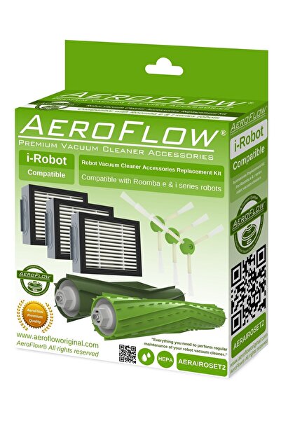 AeroFlow Σετ αξεσουάρ ηλεκτρικής σκούπας ρομπότ, συμβατό με τις σειρές I-Robo...