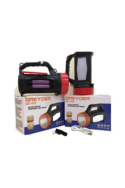 Greyder Gd-425 5 Watt Şarjlı Ledli Projektör El Feneri