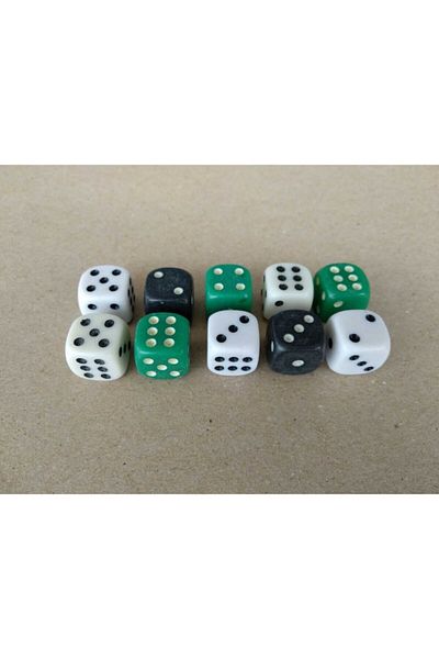 Yıldıran Tavla 10 Pieces of Okey Dice