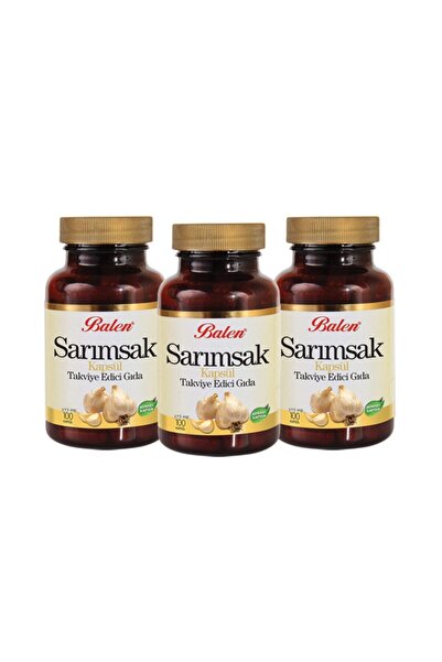 Balen Garlic 100 Capsules 3 Pieces
