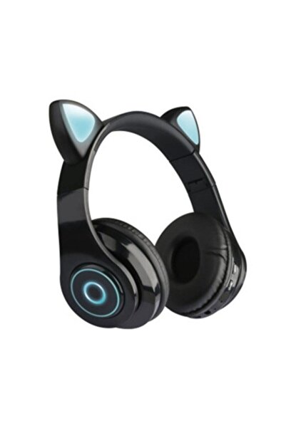 teknosepetim Rgb Led Işıklı Kedili Kulaklık Bluetooth 5.0 Kedi Kulaklık Wirel...