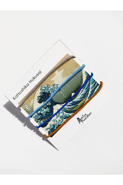 Atölye Merdiven The Great Wave Off Kanagawa Rope Bracelet Set