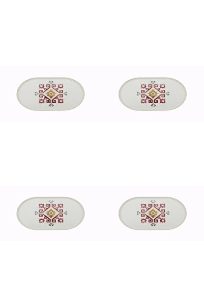 Porland Arabesque Boat Plate 32cm Set of 4