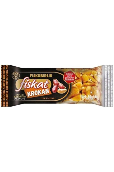 Fiskobirlik Fiskat Yer Fıstıklı Krokan 25'li 30 G 25 Adet