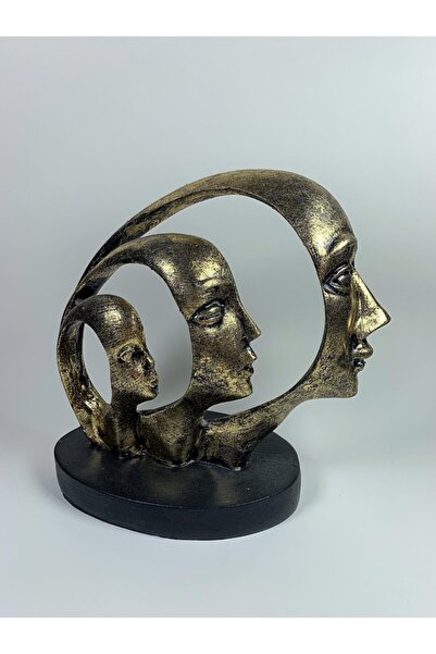 ŞAH HOME CONCEPT Üçlü Yüz Figürlü Biblo