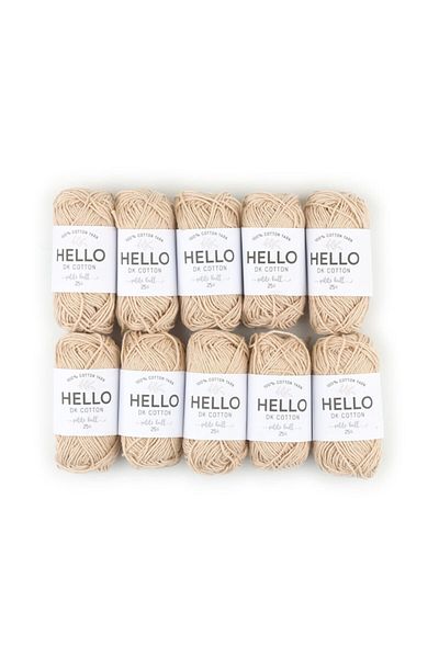 Hello 25 gr Βαμβακερό νήμα πλεξίματος - Dk Cotton Yarn 158