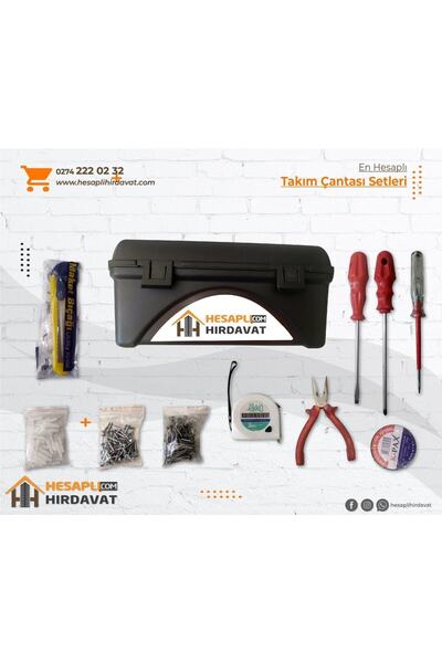 Hesaplı Hırdavat Eko Takım Sandık Seti 208 Parça 11 Çeşit