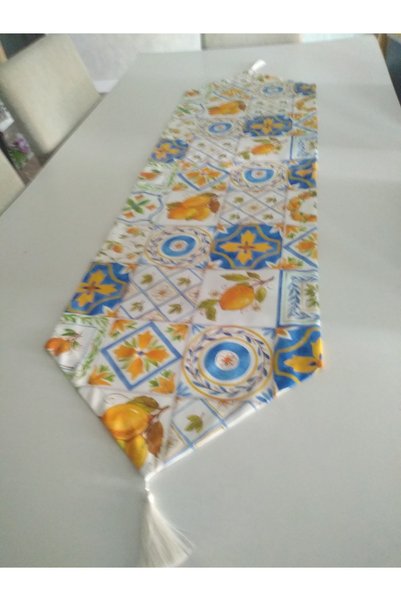 Ayşemce Placemat Set Lemon Patterned Runner Ranır