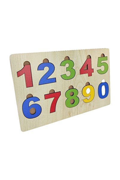 ELUX لعبة ألغاز أرقام بولتاك الخشبية التعليمية