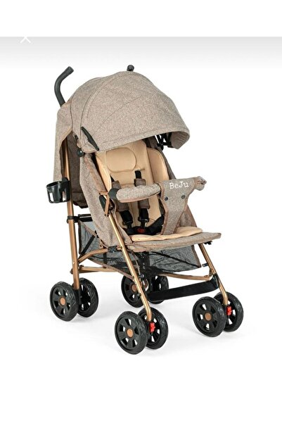 Genel Markalar Tam Yatar Baston Bebek Arabası Kahve