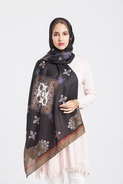 19V69 ITALIA Ethnic Pattern Pavia Series with Shawl Hanger and Gift Set 90x200 Cm