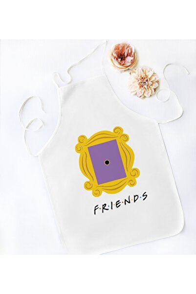 Bk Gift Gift Kişiye Özel Isimli Friends Kapı Çerçevesi Tasarımlı Beyaz Mutfak...