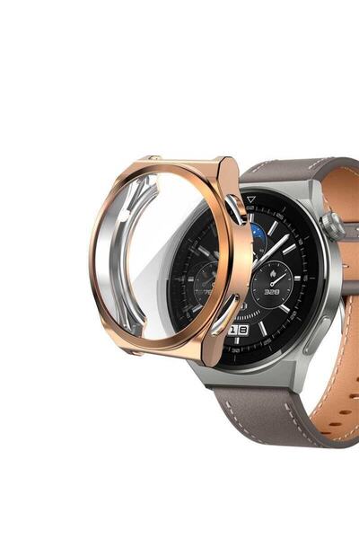 Nezih Case Huawei Watch Gt 3 Pro 46mm Uyumlu Silikon Kasa Ve Ekran Koruyucu 3...