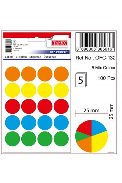 Tanex Ofc-132 Ετικέτα 25mm