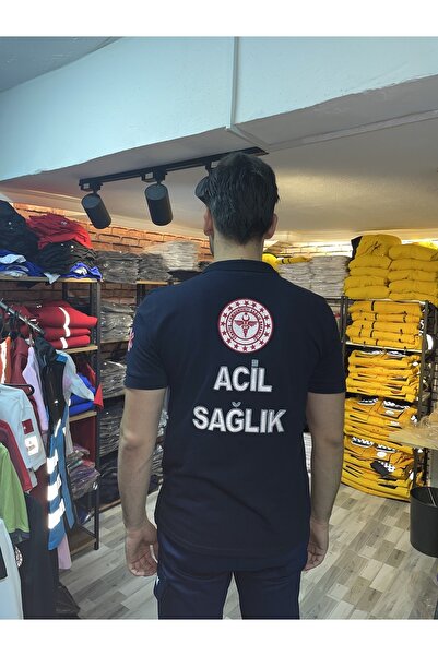 Mastex Lacivert 112 Acil Sağlık Ambulans Tişörtü