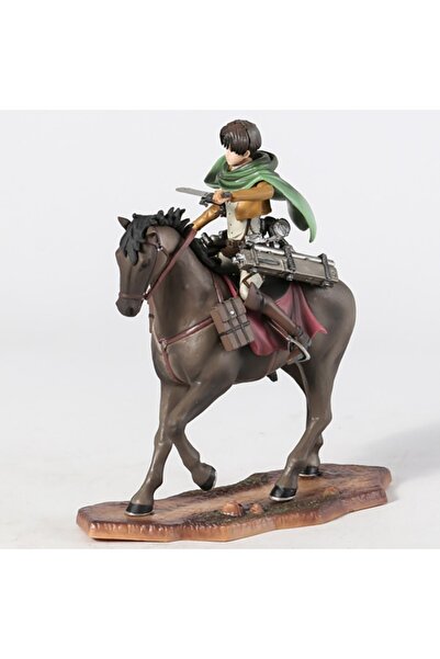 DÜKKAN DESİGN Attack On Titan Levi Ackerman Horse Riding Figür